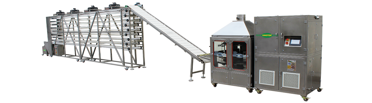 Электрическая линия для приготовления тортильи с одним прессом